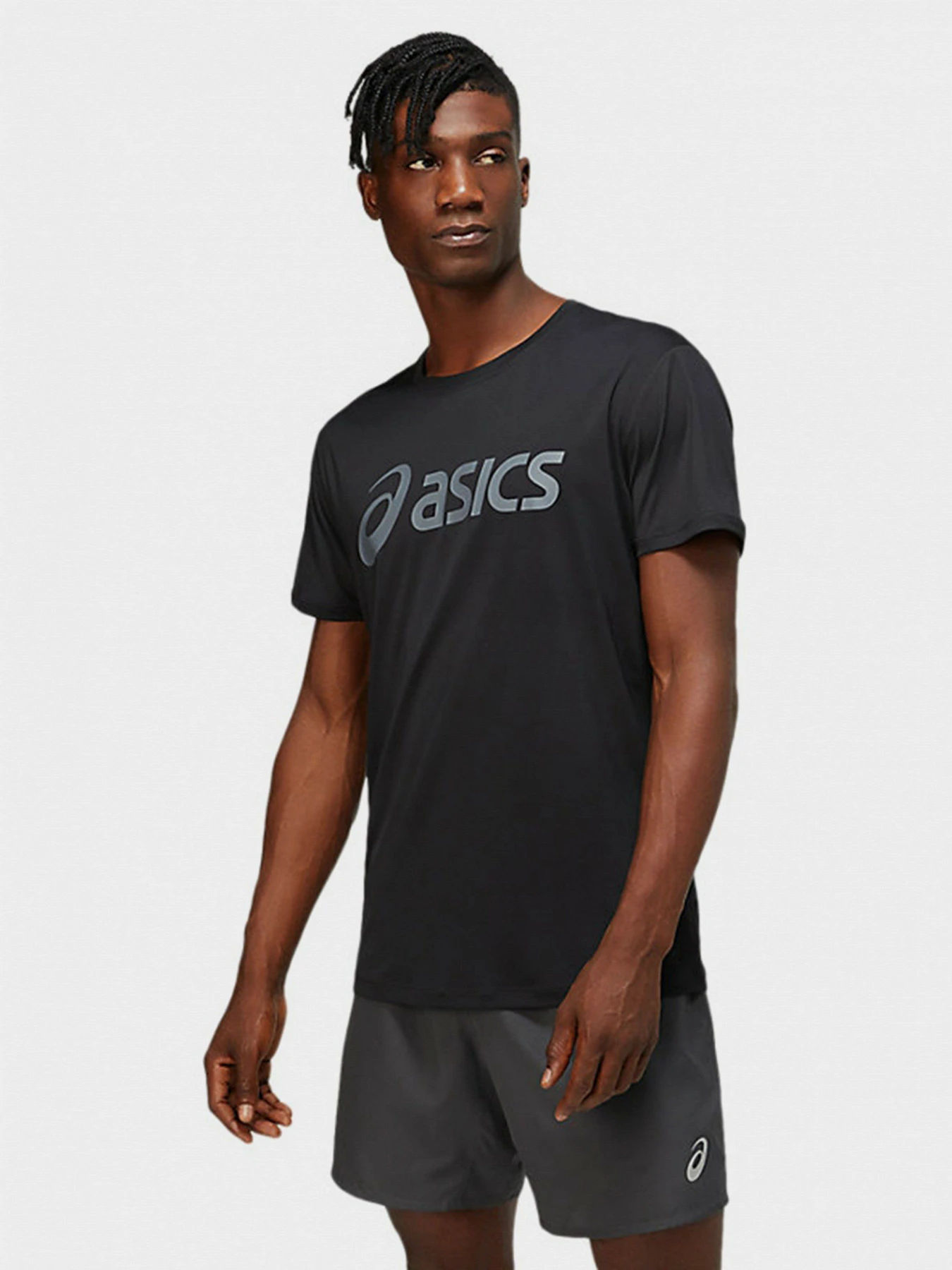 Футболки и поло Asics Core Asics Top модель 2011C334-002 Чорний, сірий Футболки и поло Asics Core Asics Top модель 2011C334-002 Чорний, сірий Фото