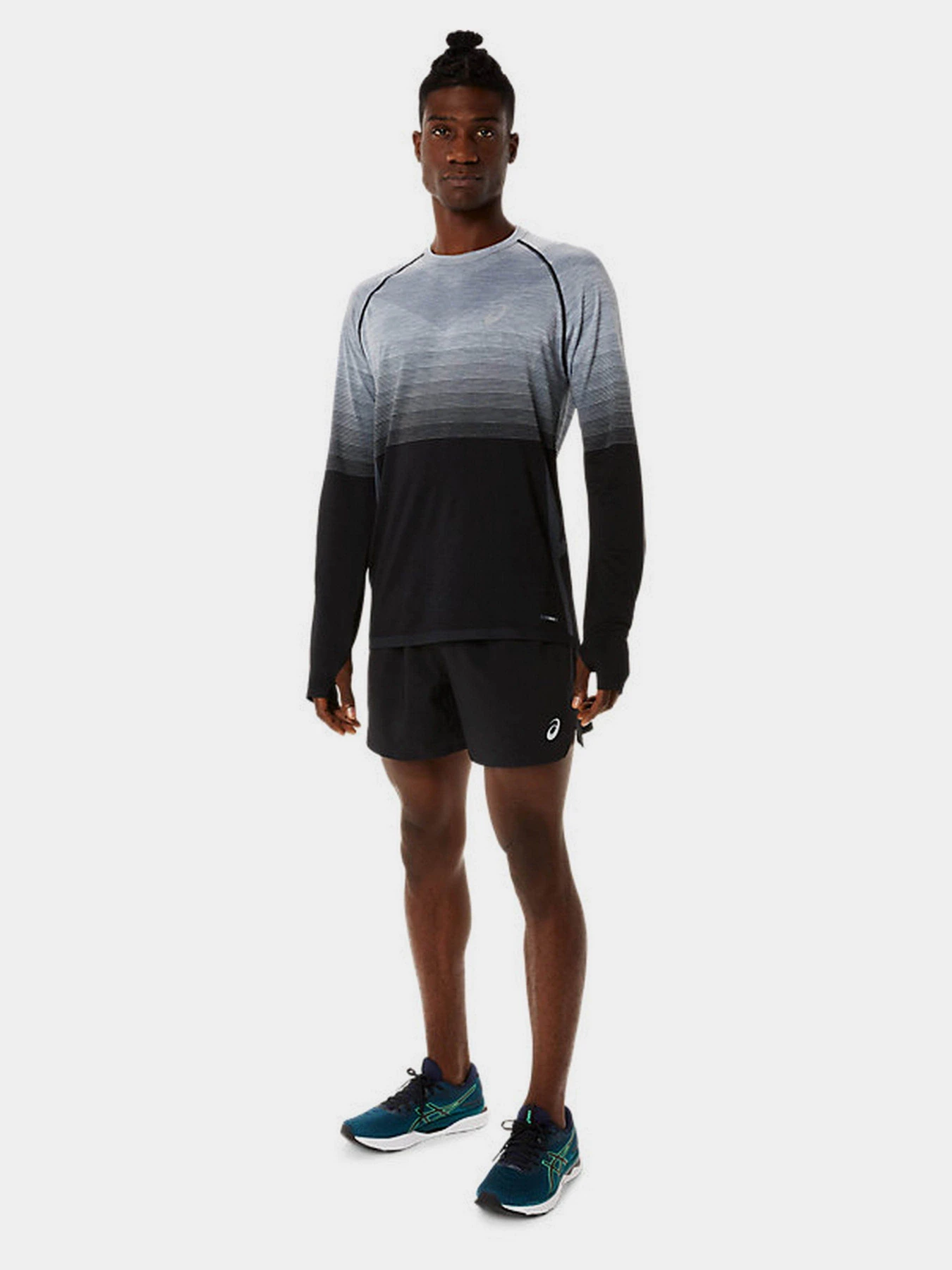Худи и свитшоты Asics Seamless модель 2011C394-002 Чорний, сірий Худи и свитшоты Asics Seamless модель 2011C394-002 Чорний, сірий Фото