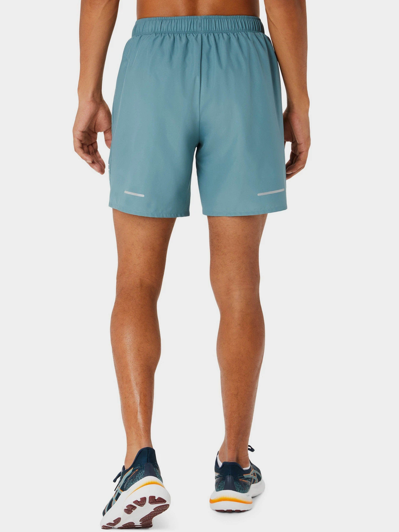 Шорти Asics Icon модель 2011C730-401 Бірюзовий, білий Шорти Asics Icon модель 2011C730-401 Бірюзовий, білий Фото