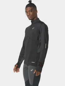 Худи и свитшоты Asics Winter Run 1/2 Zip Mid Layer модель 2011C882-001 Чорний, сірий Фото