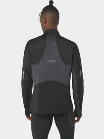 Худи и свитшоты Asics Winter Run 1/2 Zip Mid Layer модель 2011C882-001 Чорний, сірий Фото