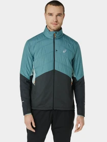 Куртки та дублянки Asics Winter Run модель 2011C883-400 Бірюзовий, сірий Фото