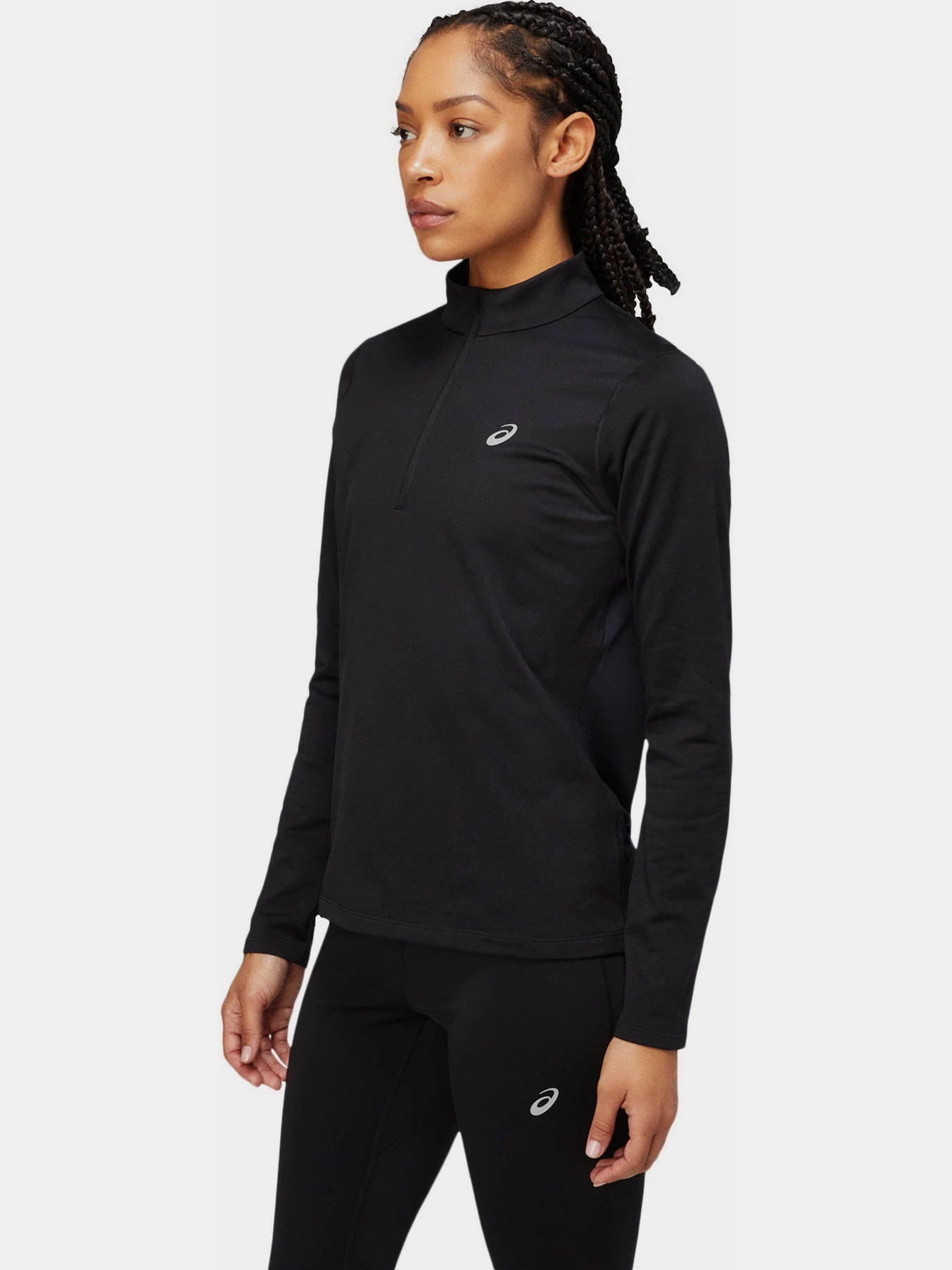 Худі та світшоти Asics Core Ls 1/2 Zip Winter модель 2012C343-001 Чорний Худі та світшоти Asics Core Ls 1/2 Zip Winter модель 2012C343-001 Чорний Фото