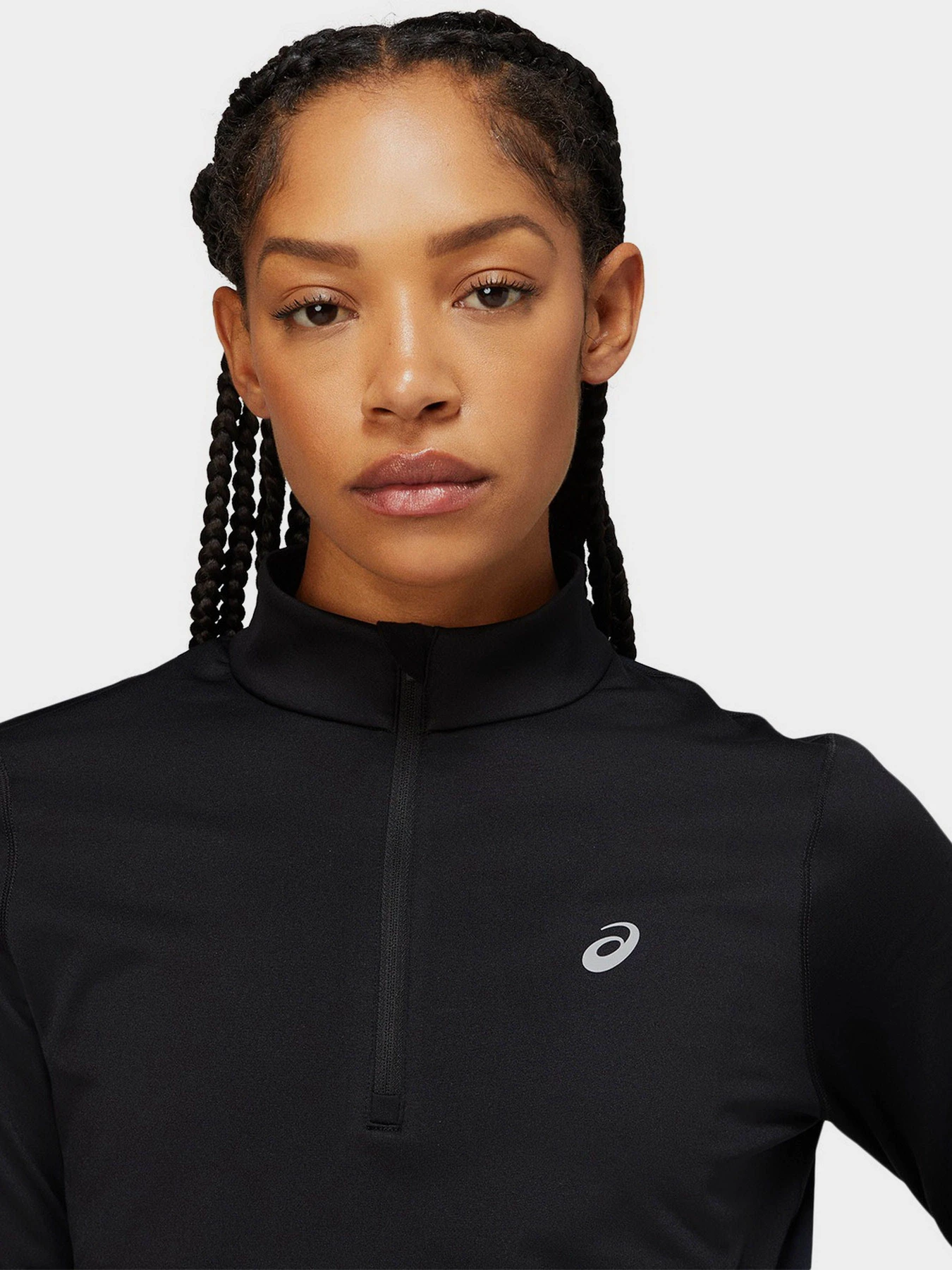 Худі та світшоти Asics Core Ls 1/2 Zip Winter модель 2012C343-001 Чорний Худі та світшоти Asics Core Ls 1/2 Zip Winter модель 2012C343-001 Чорний Фото