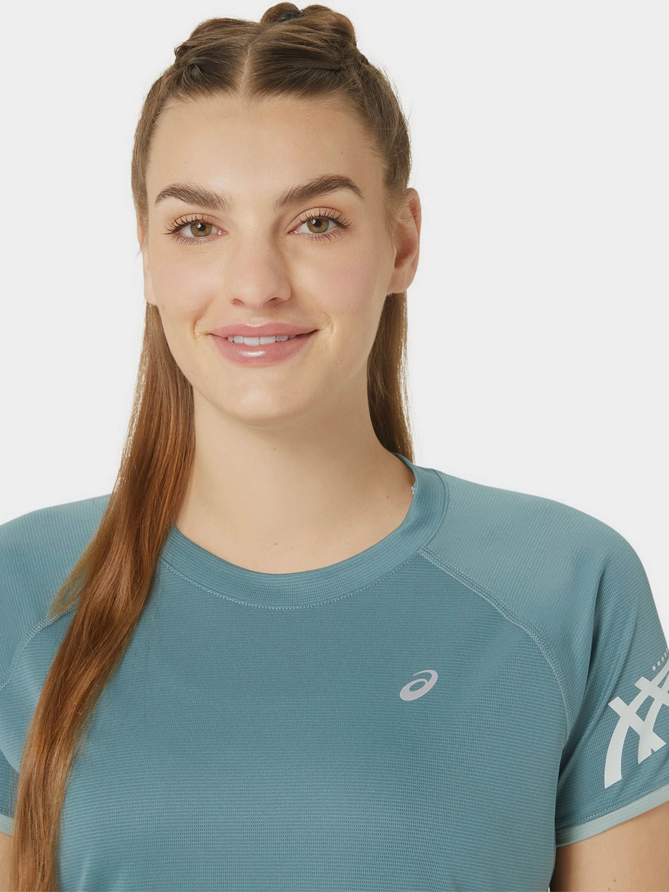 Футболки і поло Asics Icon модель 2012C741-400 Бірюзовий Футболки і поло Asics Icon модель 2012C741-400 Бірюзовий Фото
