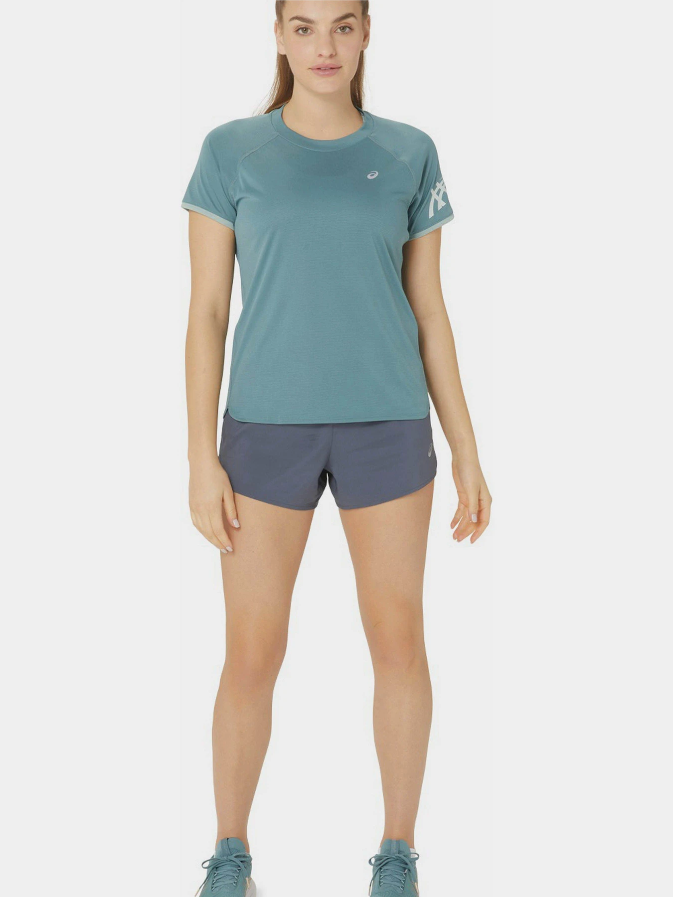 Футболки і поло Asics Icon модель 2012C741-400 Бірюзовий Футболки і поло Asics Icon модель 2012C741-400 Бірюзовий Фото