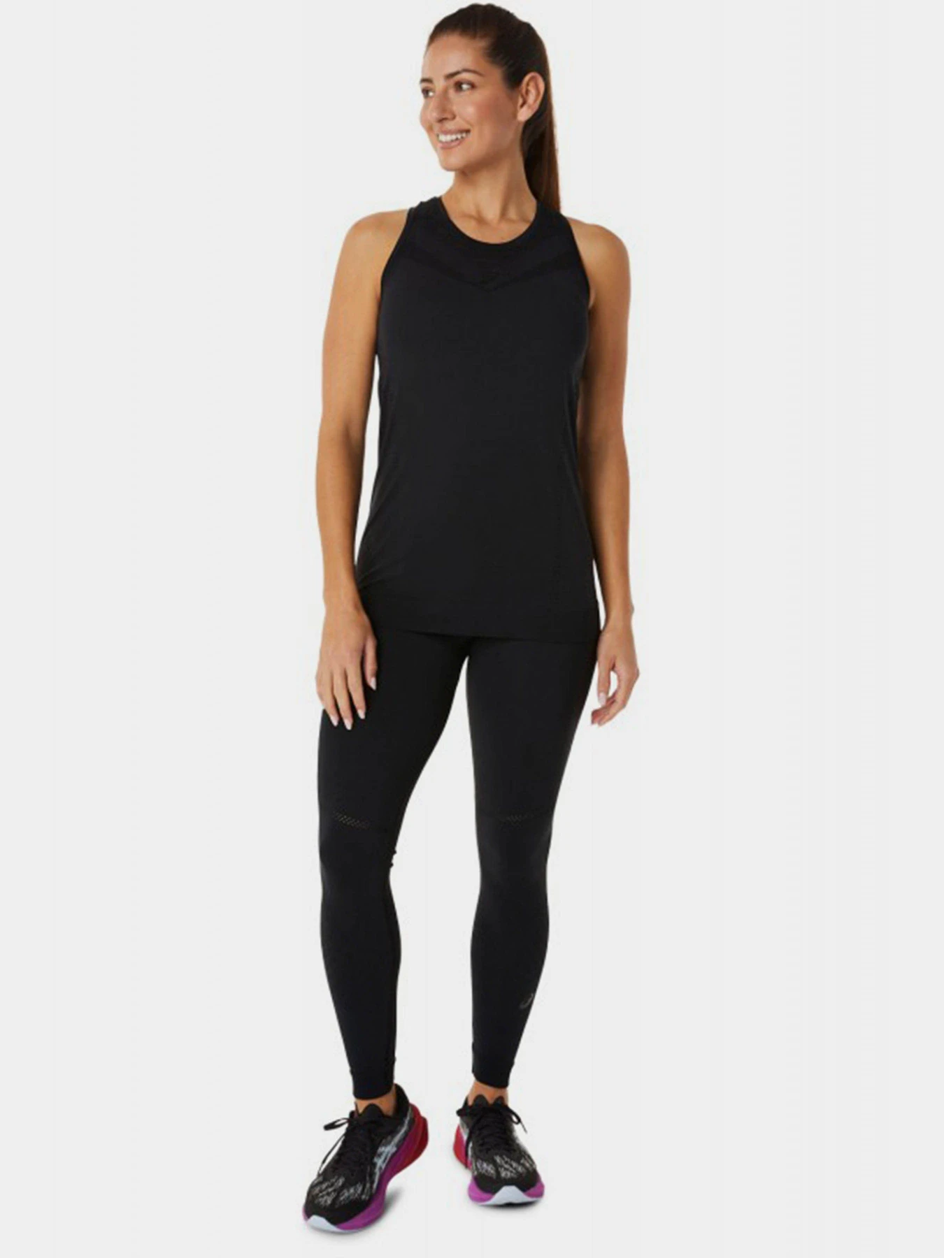 Брюки Asics Seamless Tight модель 2032C506-001 Чорний Фото