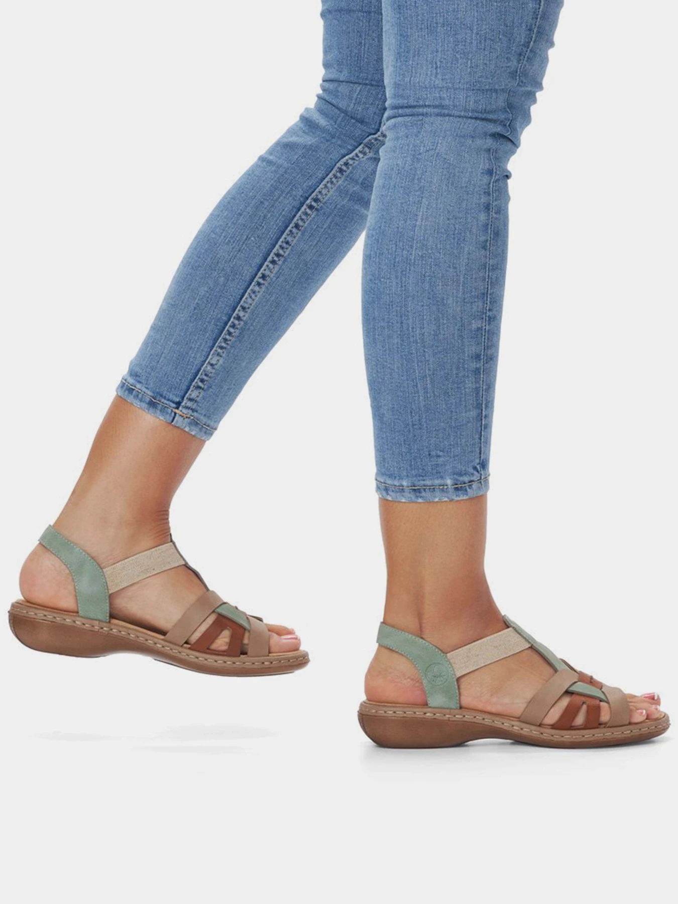 Сандалии RIEKER модель 65918/52 Сандалии RIEKER модель 65918/52 Фото