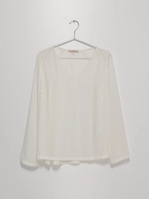 Сорочки Sassofono модель A192-SF-629111 МОЛОЧНИЙ Фото