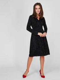 Платья Sassofono модель A201-SC-6332, ЧОРНИЙ Фото