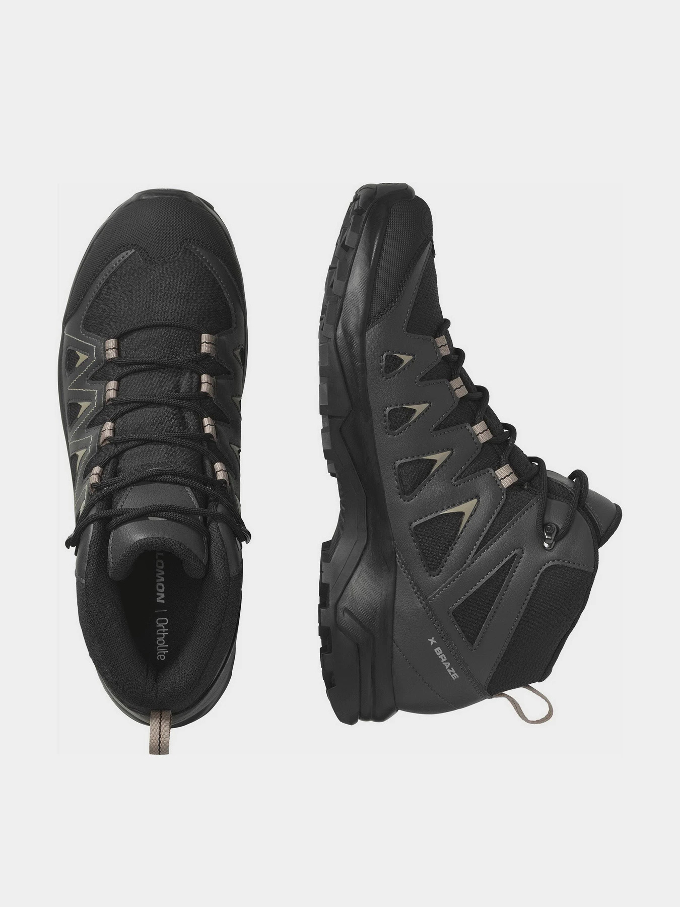 Ботинки и сапоги SALOMON X Braze Mid GORE-TEX модель L47174800 Ботинки и сапоги SALOMON X Braze Mid GORE-TEX модель L47174800 Фото