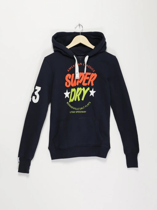 Худи и свитшоты Superdry модель RN1276857_т.синій комб. Фото