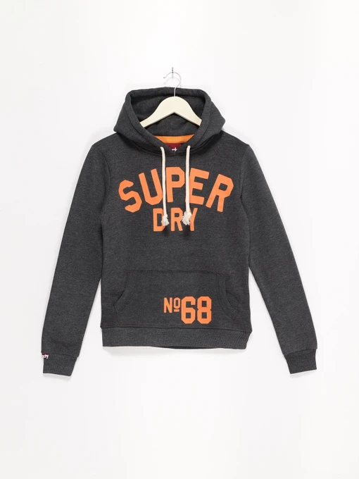 Худи и свитшоты Superdry модель RN1276858_т.сірий з помаранчевим Фото