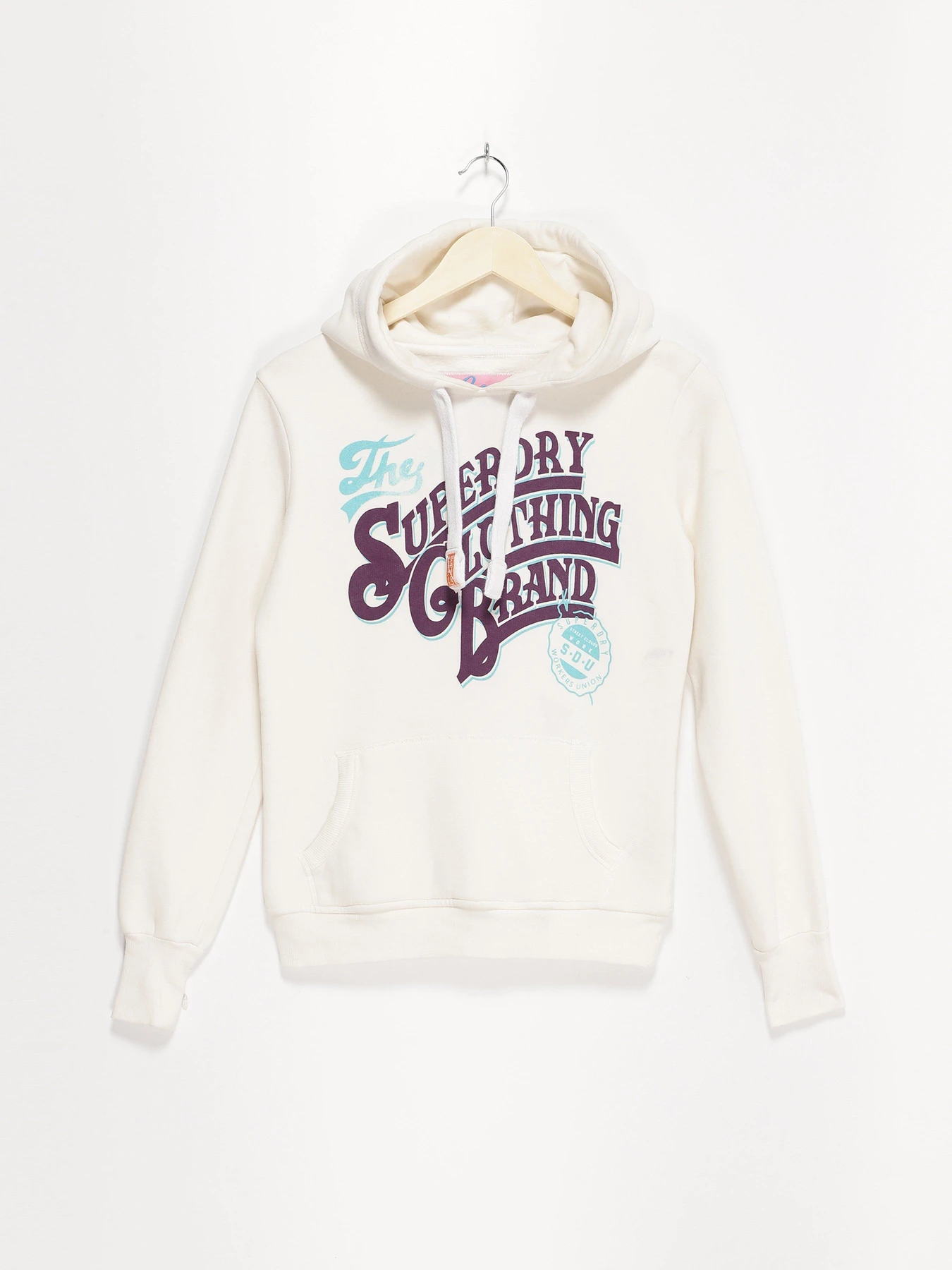 Худі та світшоти Superdry модель RN1276859_білий комб. Фото