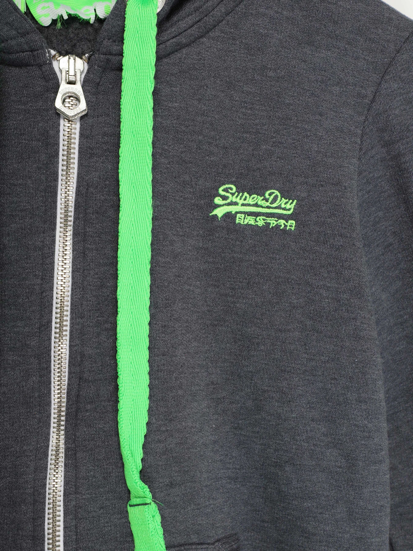 Худі та світшоти Superdry модель RN1276860_синій з салатовим Худі та світшоти Superdry модель RN1276860_синій з салатовим Фото