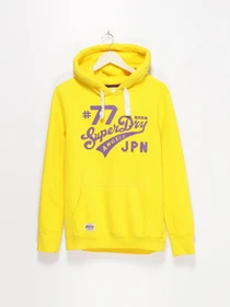 Худі та світшоти Superdry модель RN127685_жовтий з фіолетовим Фото