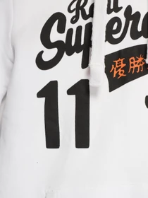 Худи и свитшоты Superdry модель RN1276852_білий з чорним Фото
