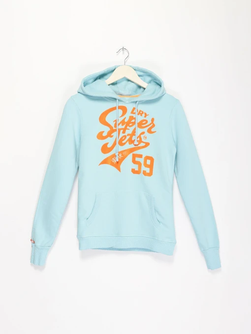 Худи и свитшоты Superdry модель RN1276853_блакитний з помаранчевим Фото