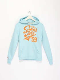 Худи и свитшоты Superdry модель RN1276853_блакитний з помаранчевим Фото