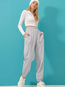 Брюки Trend Alacati Stili модель ALC-X9365GRİMELANJ Фото