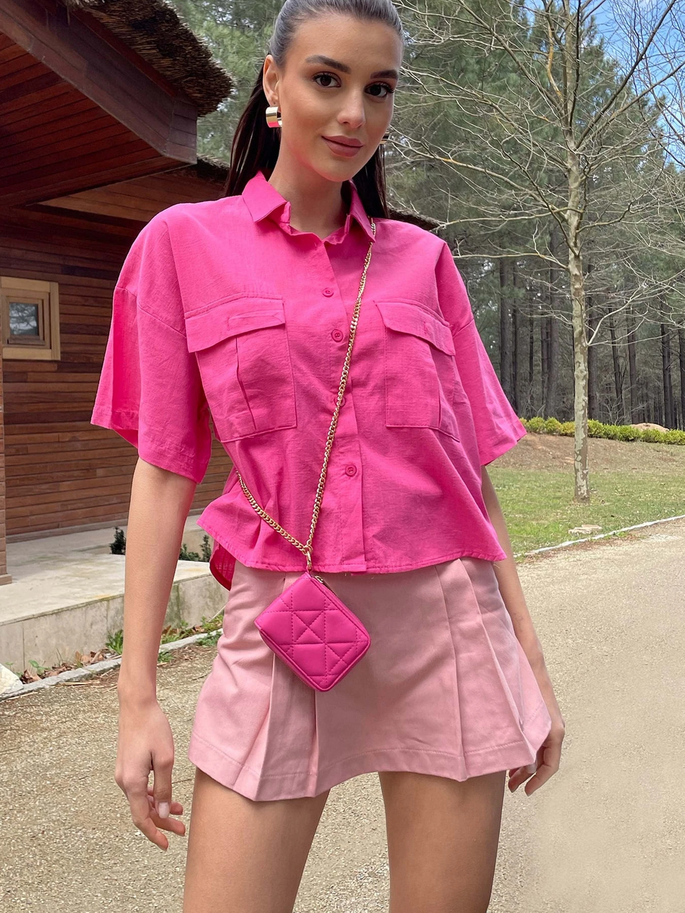 Рубашки Trend Alacati Stili модель ALC-X9991FUSYA Рубашки Trend Alacati Stili модель ALC-X9991FUSYA Фото