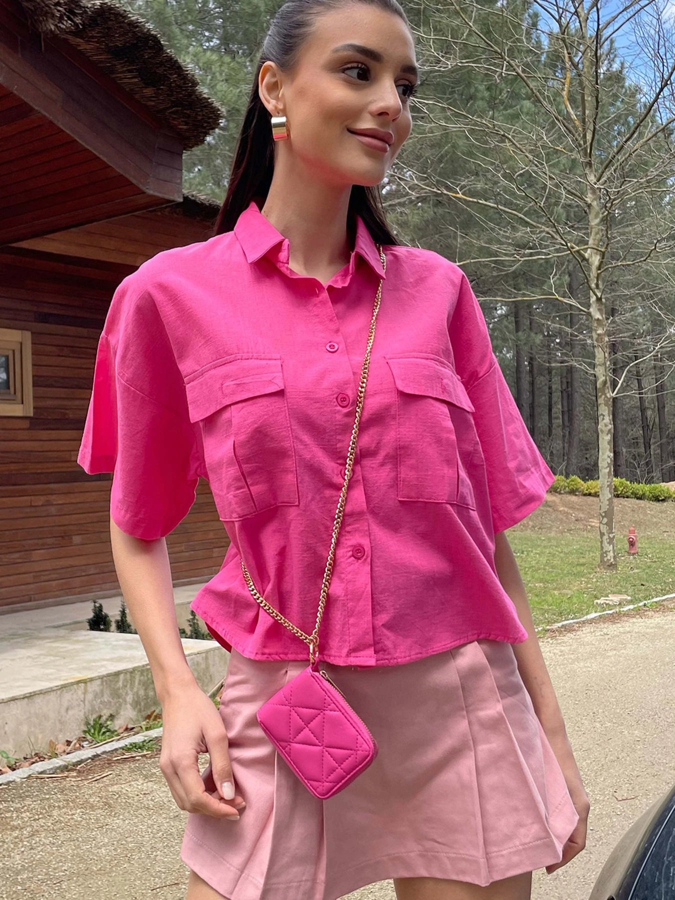 Рубашки Trend Alacati Stili модель ALC-X9991FUSYA Рубашки Trend Alacati Stili модель ALC-X9991FUSYA Фото