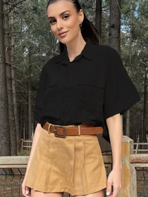 Сорочки Trend Alacati Stili модель ALC-X9991SİYAH Сорочки Trend Alacati Stili модель ALC-X9991SİYAH Фото