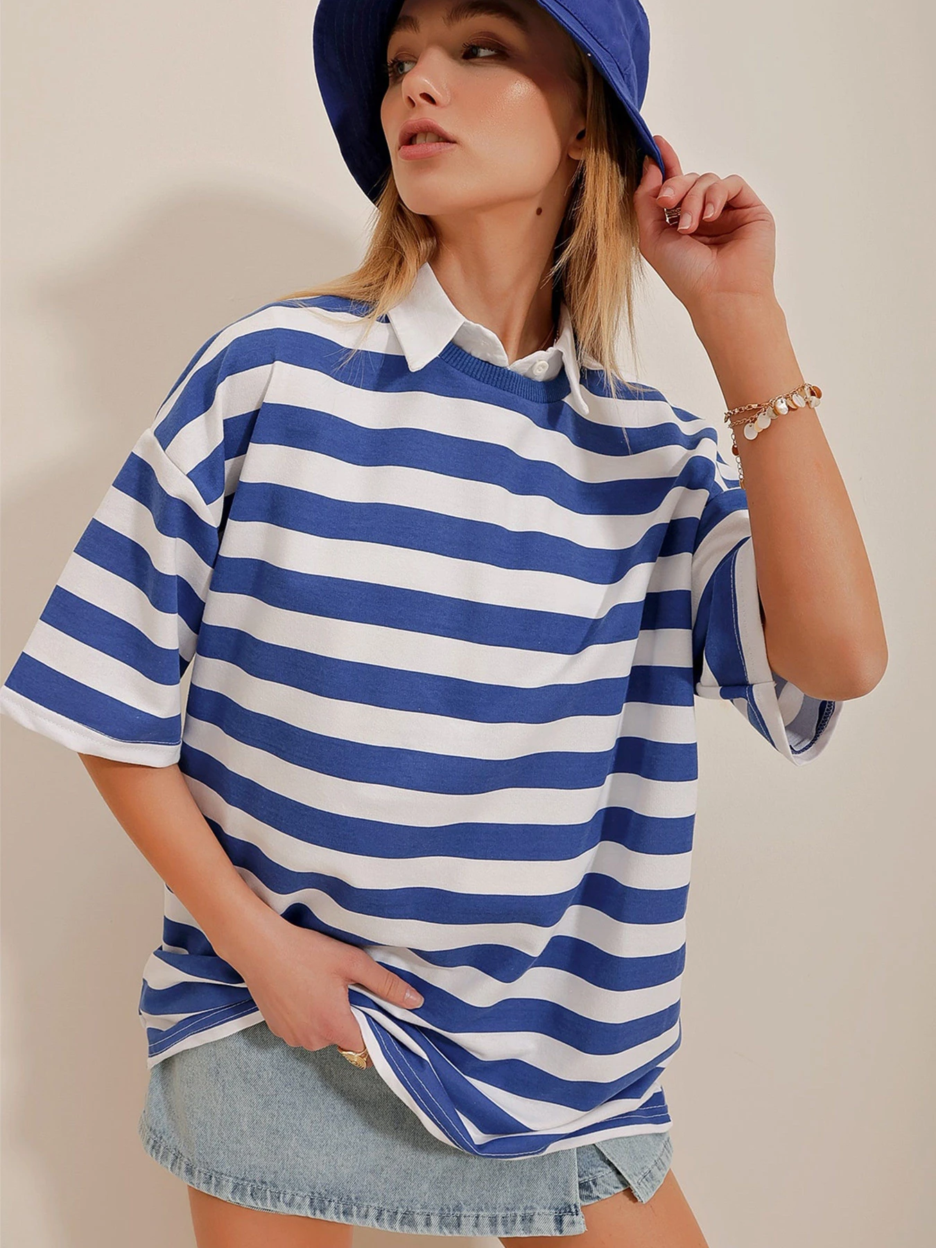 Футболки и поло Trend Alacati Stili модель ALC-X10389/Saks Футболки и поло Trend Alacati Stili модель ALC-X10389/Saks Фото