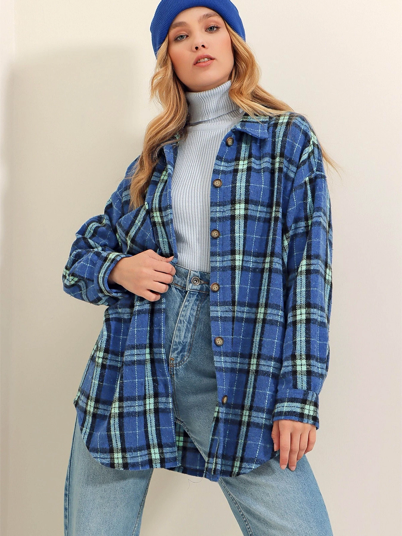 Рубашки Trend Alacati Stili модель ALC-X7264/SAKS Фото