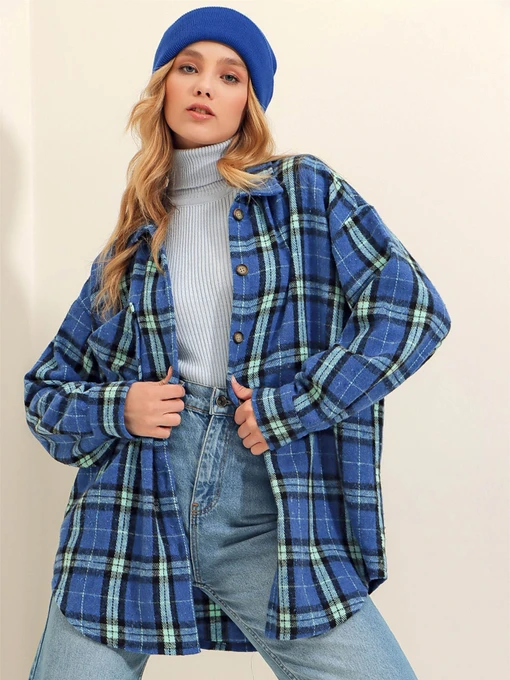 Рубашки Trend Alacati Stili модель ALC-X7264/SAKS Фото