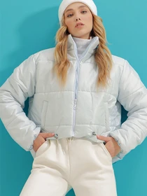Куртки и дубленки Trend Alacati Stili модель ALC-X7684/ACIK MAVI Фото
