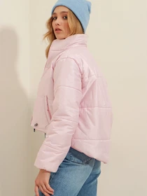 Куртки та дублянки Trend Alacati Stili модель ALC-X7684/PEMBE Фото