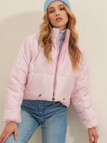 Куртки та дублянки Trend Alacati Stili модель ALC-X7684/PEMBE Фото