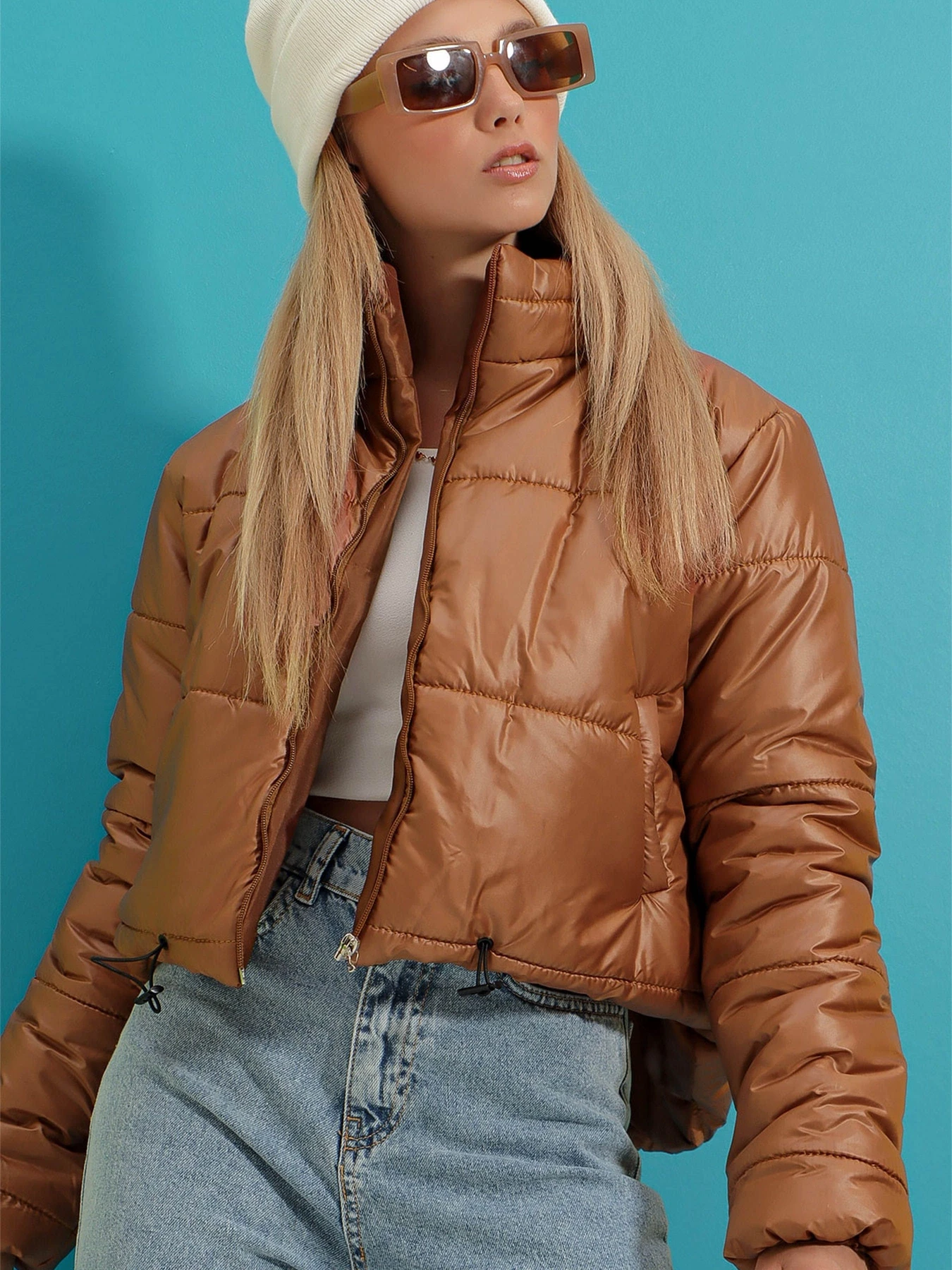 Куртки та дублянки Trend Alacati Stili модель ALC-X7684/TABA Куртки та дублянки Trend Alacati Stili модель ALC-X7684/TABA Фото