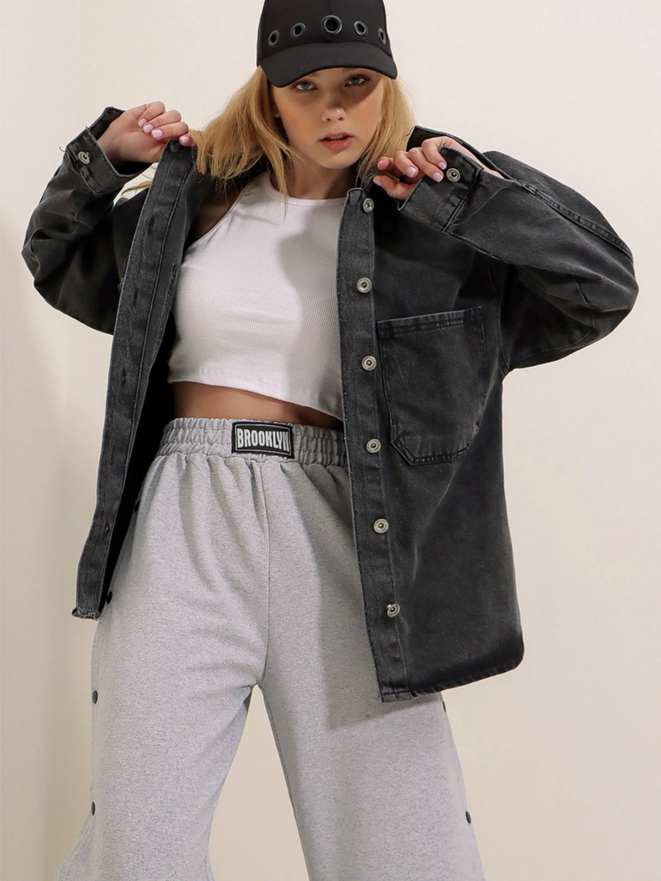 Куртки и дубленки Trend Alacati Stili модель ALC-X8152/ANTRASIT Куртки и дубленки Trend Alacati Stili модель ALC-X8152/ANTRASIT Фото