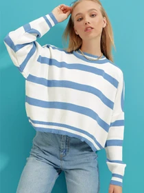 Светри та кардигани Trend Alacati Stili модель ALC-X9277/MAVI Фото