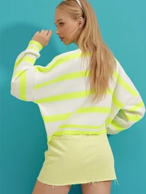 Светри та кардигани Trend Alacati Stili модель ALC-X9277/NEON YESILI Фото