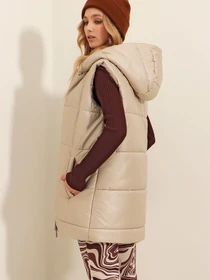 Куртки и дубленки Trend Alacati Stili модель ALC-X9455/BEJ Фото