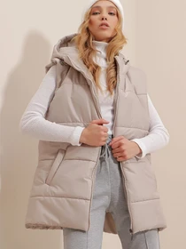 Куртки и дубленки Trend Alacati Stili модель ALC-X9455/GRI Фото