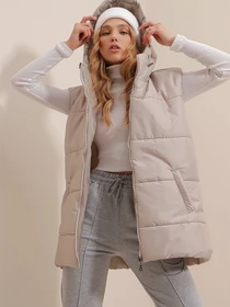 Куртки и дубленки Trend Alacati Stili модель ALC-X9455/GRI Фото