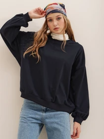 Худі та світшоти Trend Alacati Stili модель ALC-669-001/LACiVERT Фото