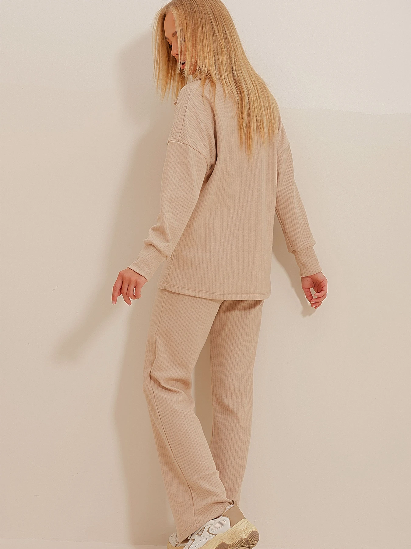 Костюмы Trend Alacati Stili модель ALC-796-001/Bej Фото