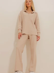Костюмы Trend Alacati Stili модель ALC-796-001/Bej Фото