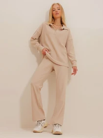 Костюмы Trend Alacati Stili модель ALC-796-001/Bej Фото