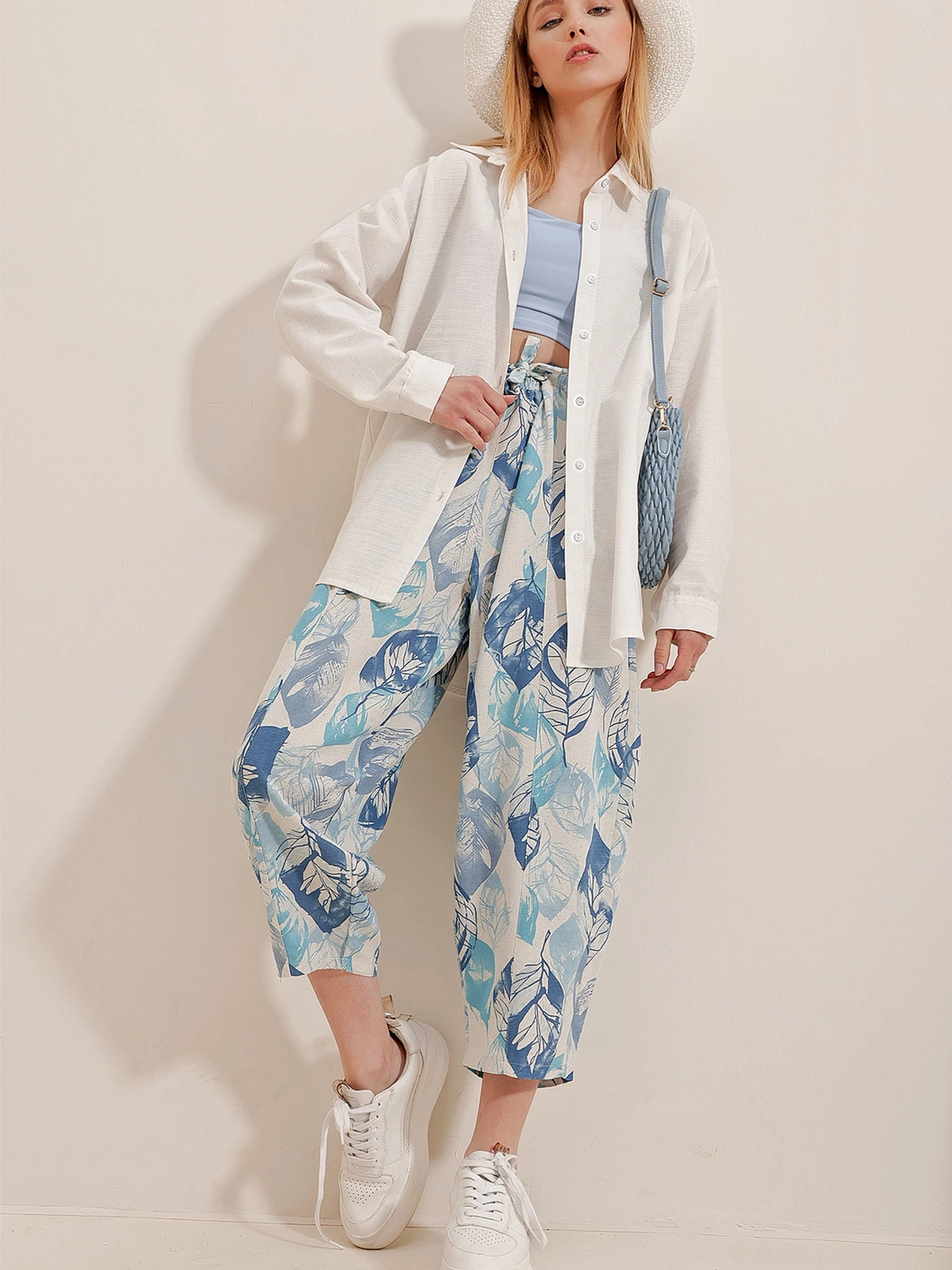 Рубашки Trend Alacati Stili модель ALC-X10343/Ekru Фото