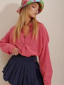 Сорочки Trend Alacati Stili модель ALC-X10343/Fusya Фото