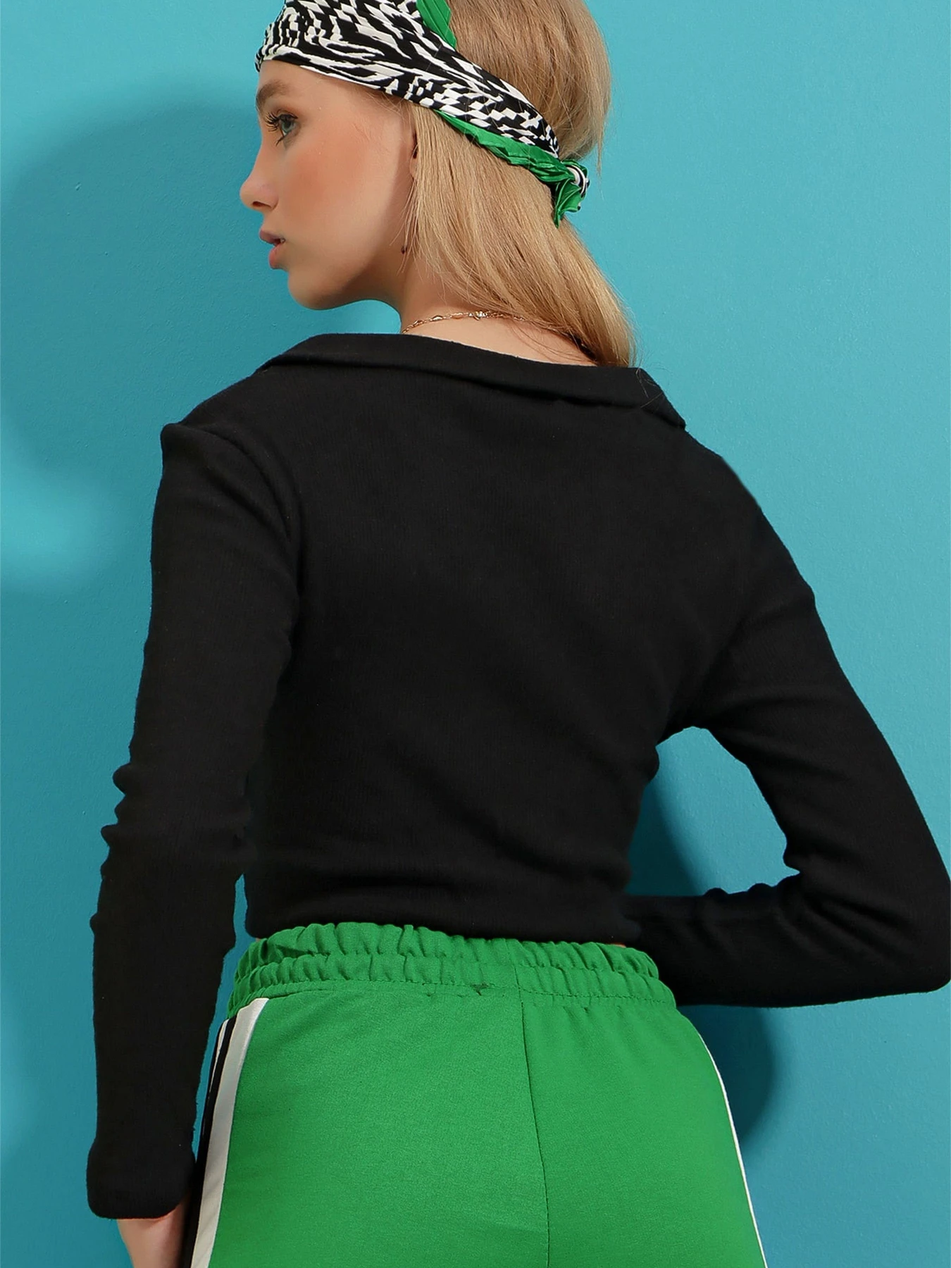 Свитры и кардиганы Trend Alacati Stili модель ALC-X7322/SiYAH Свитры и кардиганы Trend Alacati Stili модель ALC-X7322/SiYAH Фото