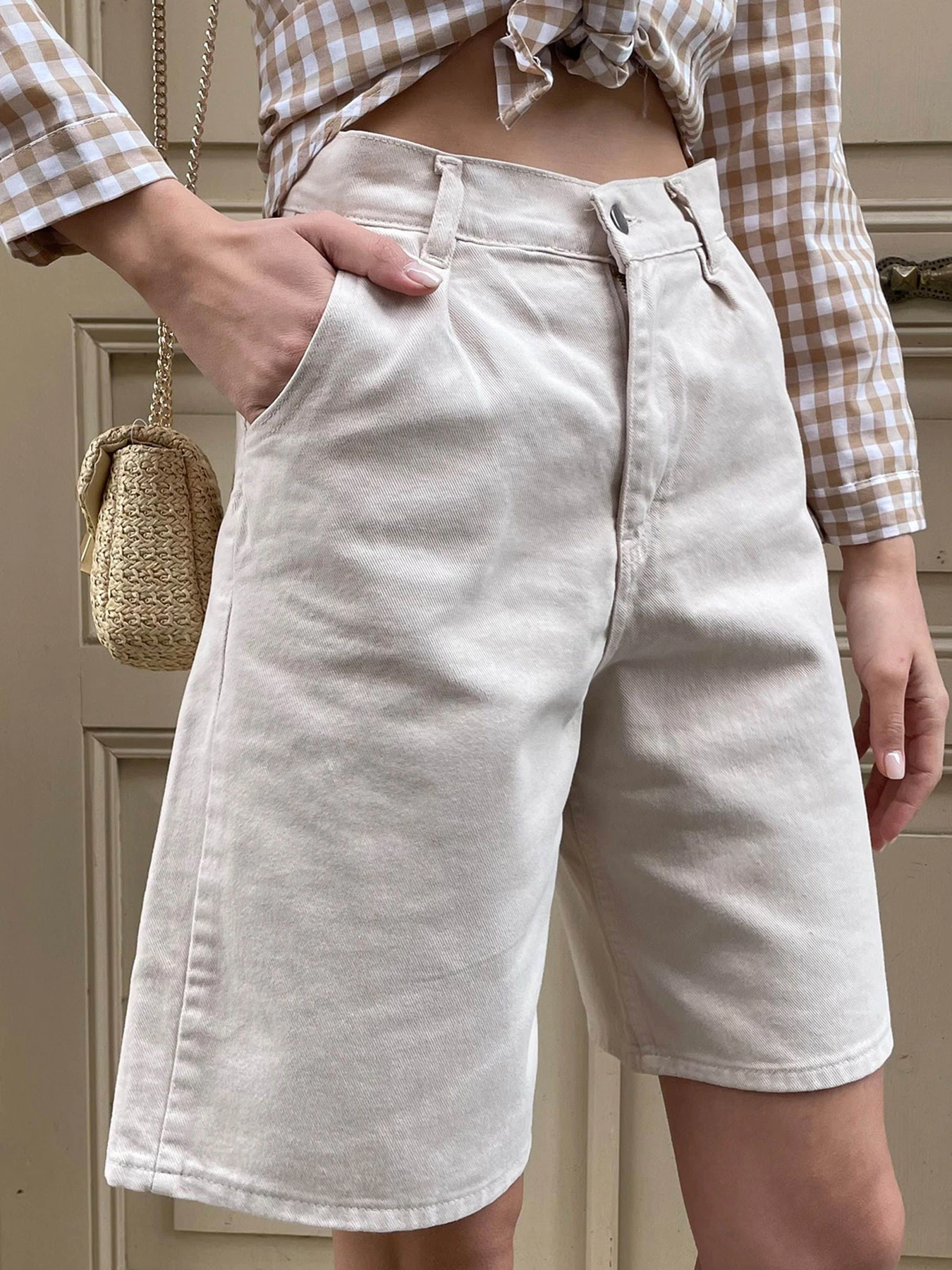 Шорты Trend Alacati Stili модель ALC-X8174/BEJ Шорты Trend Alacati Stili модель ALC-X8174/BEJ Фото