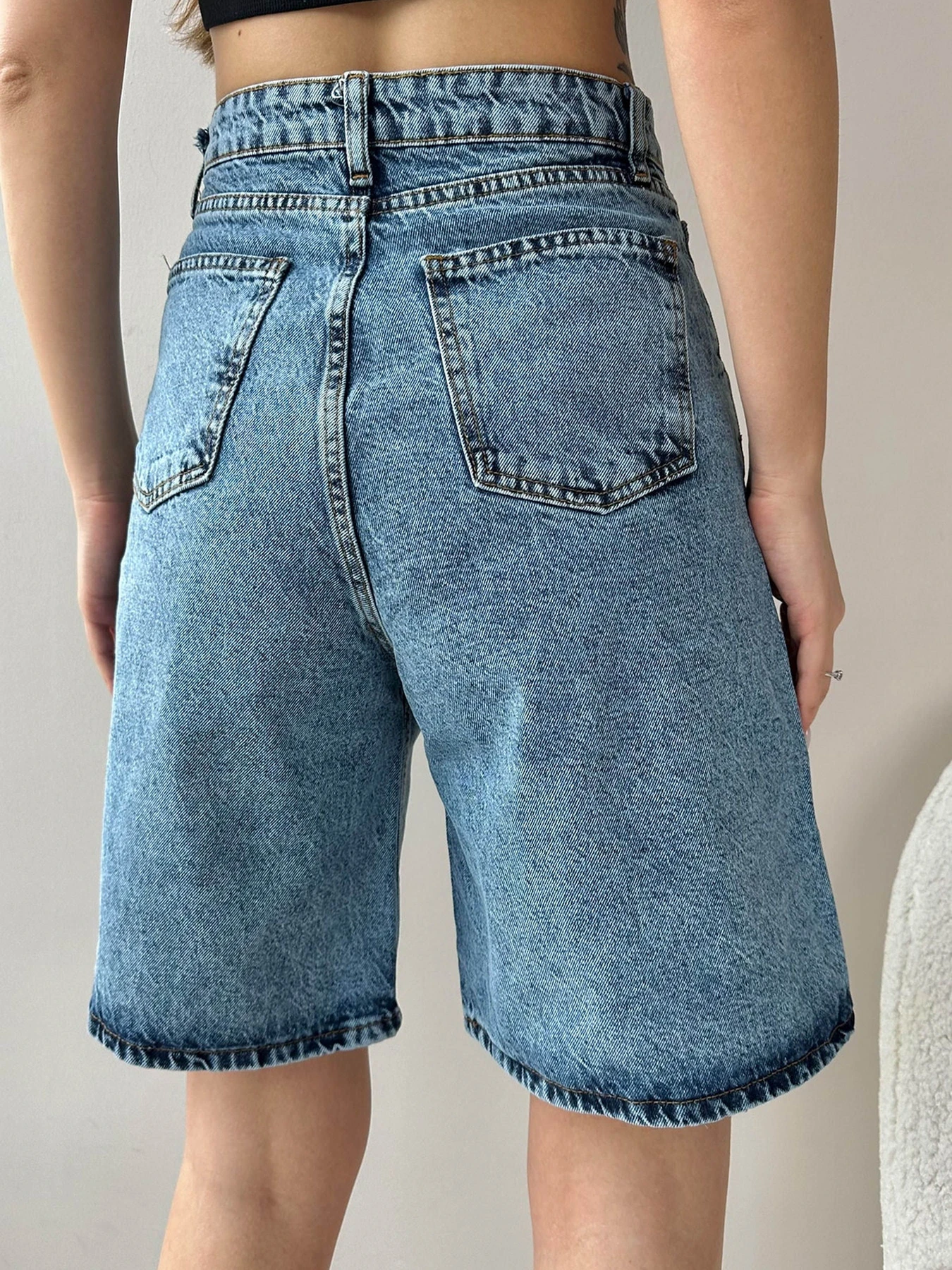 Шорты Trend Alacati Stili модель ALC-X8174/Koyu Mavi Шорты Trend Alacati Stili модель ALC-X8174/Koyu Mavi Фото