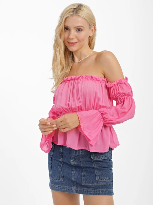 Сорочки Trend Alacati Stili модель ALC-X7824/Seker Pembe Фото
